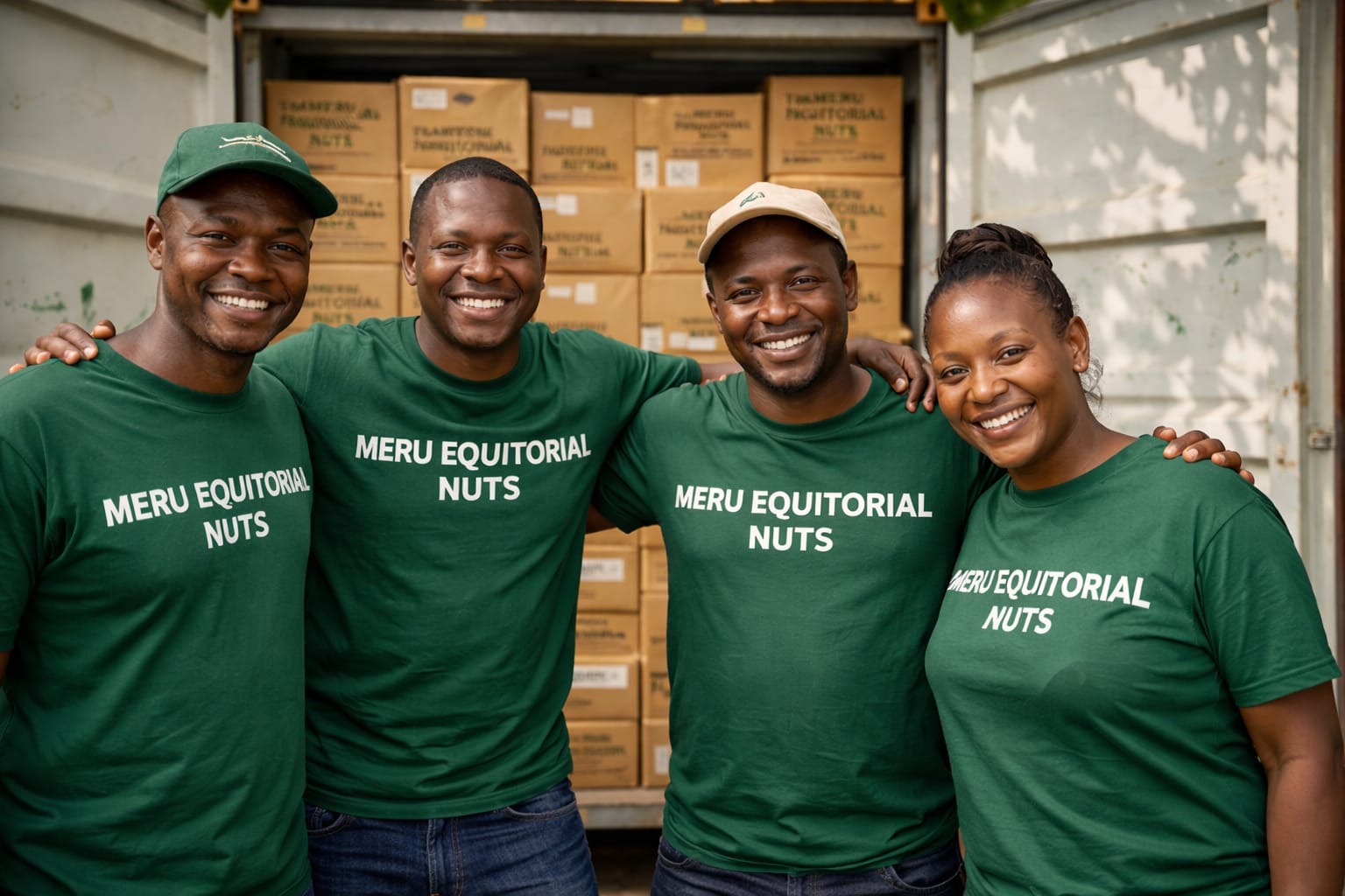 Our team at Meru Equatorial Nuts